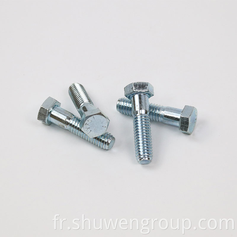 Yellow Zinc Plated Bolt